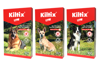 Coleira Antipulgas Kiltix para Cachorros